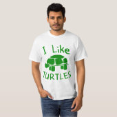 ik hou van schildpadden t-shirt (Voorkant volledig)