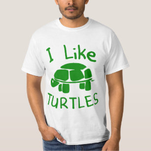 ik hou van schildpadden t-shirt