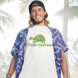 Ik hou van schildpadden t-shirt<br><div class="desc">Grappig geschenk voor schildpadden dat me leest als schildpadden onder een schattige groene schildpad. Een koel cadeau van de huisschildpad.</div>