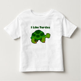 Ik hou van schildpadden - Toddler Fine Jersey T-Sh Kinder Shirts
