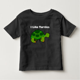 Ik hou van schildpadden - Toddler Fine Jersey T-Sh Kinder Shirts