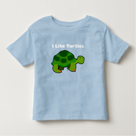Ik hou van schildpadden - Toddler Fine Jersey T-Sh Kinder Shirts
