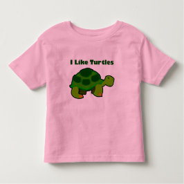 Ik hou van schildpadden - Toddler Fine Jersey T-Sh Kinder Shirts
