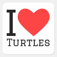Ik hou van schildpadden