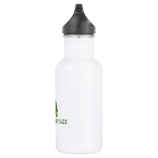 Ik hou van schildpadden waterfles  (Rechts)