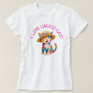 Ik hou van schildpadkatten t-shirt