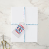 Ik hou van Schnauzers en de Verenigde Staten Cadeaulabel (Met Touw)