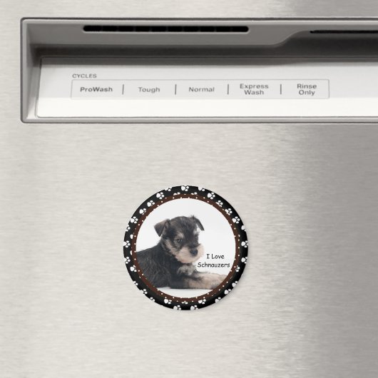 Ik hou van Schnauzers Magnet (Insitu (Vaatwasser))