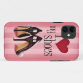 Ik hou van schoenen Case-Mate iPhone case (Achterkant (horizontaal))