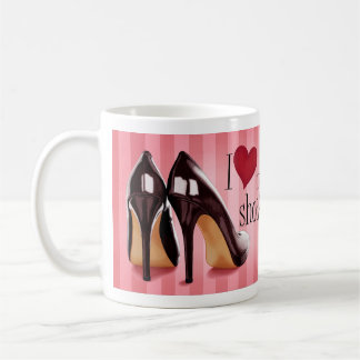 Ik hou van schoenen koffiemok