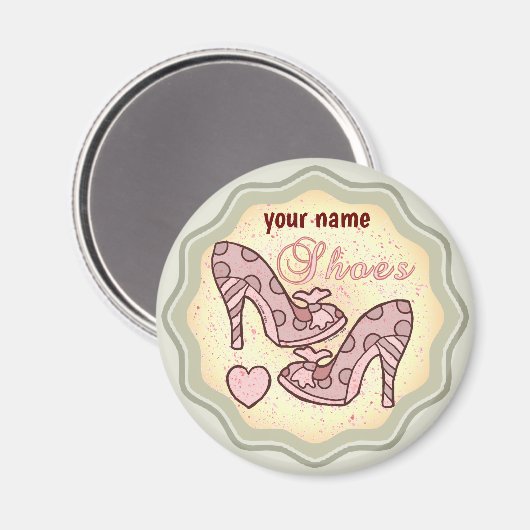 Ik hou van schoenen magneet (Voorkant / Achterkant)