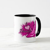 Ik hou van schoenen mok (Voorkant rechts)