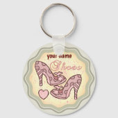 Ik hou van schoenen sleutelhanger (Voorkant)