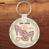 Ik hou van schoenen sleutelhanger (Voorkant)