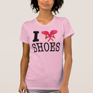 Ik hou van schoenen t-shirt