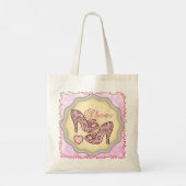Ik hou van schoenen tote bag (Achterkant)