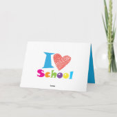 Ik hou van school. Terug naar het Afstuderen Carto Kaart (Achterkant)