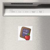 Ik hou van schoolmagneet magneet (Insitu (Vaatwasser))