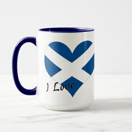 Ik hou van Schotland Mok (Links)