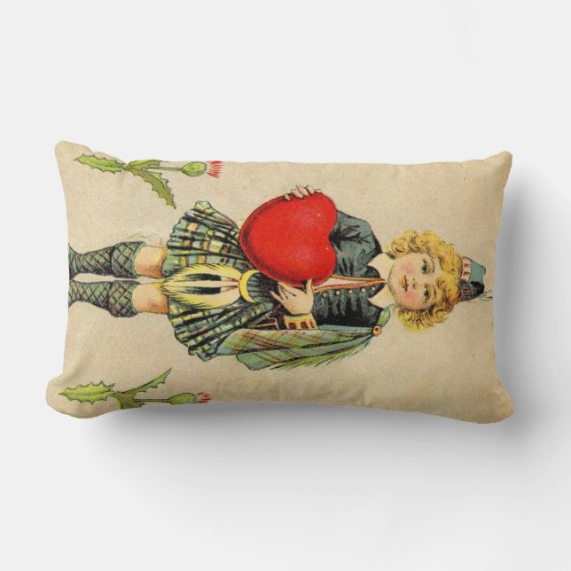 Ik hou van Schotse  kostuumjongen Kussen (Voorkant)