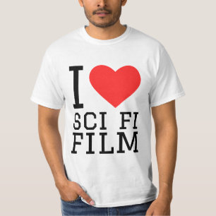 Ik hou van Sci Fi film T-shirt
