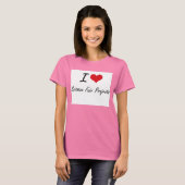 Ik hou van Science Fair Projects T-shirt (Voorkant volledig)