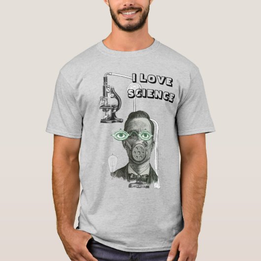 Ik hou van Science Major Doctor in de wetenschap T T-shirt (Voorkant)