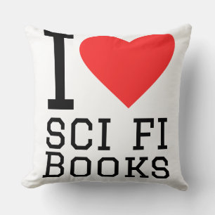 Ik hou van sciencefictionboeken kussen