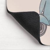 Ik hou van scooters! Mousepad Muismat (Hoek)