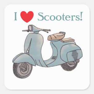 Ik hou van Scooters! Sticker