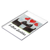 Ik hou van SCOTTIES NOTEBOOK Scottie Dogs verjaard Notitieboek (Linkerzijde)