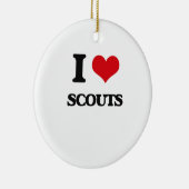 Ik hou van Scouts Keramisch Ornament (Rechts)