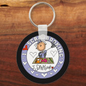 Ik hou van scrapbooking sleutelhanger (Voorkant)