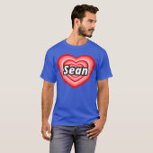 Ik hou van Sean T-shirt (Voorkant volledig)