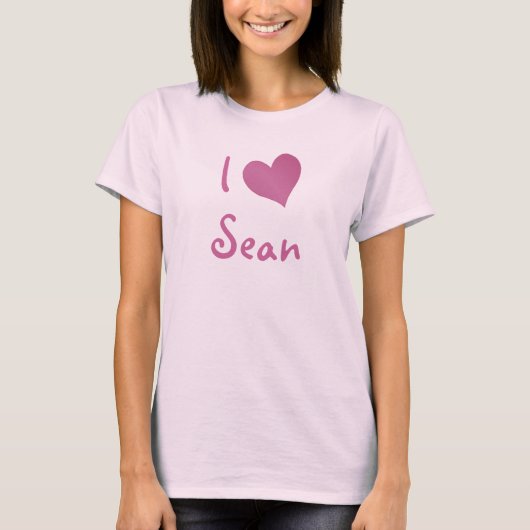 Ik hou van Sean T-shirt (Voorkant)