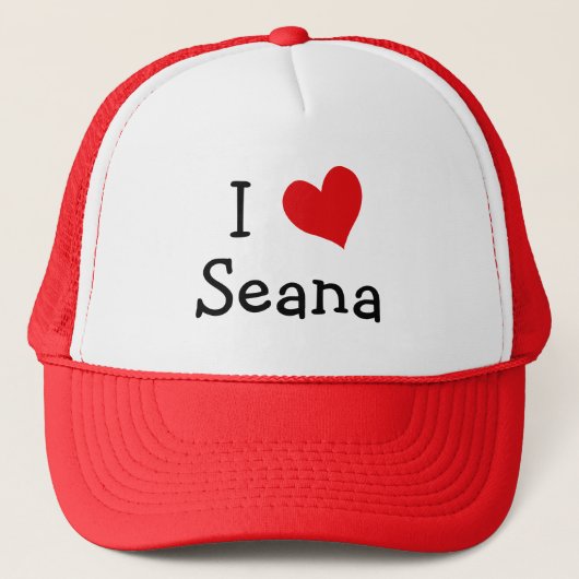 Ik hou van Seana Trucker Pet (Voorkant)