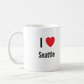 Ik hou van Seattle Koffiemok (Links)