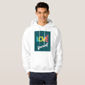 Ik hou van selfie ontwerpen het beste en mooi hoodie (Voorkant volledig)