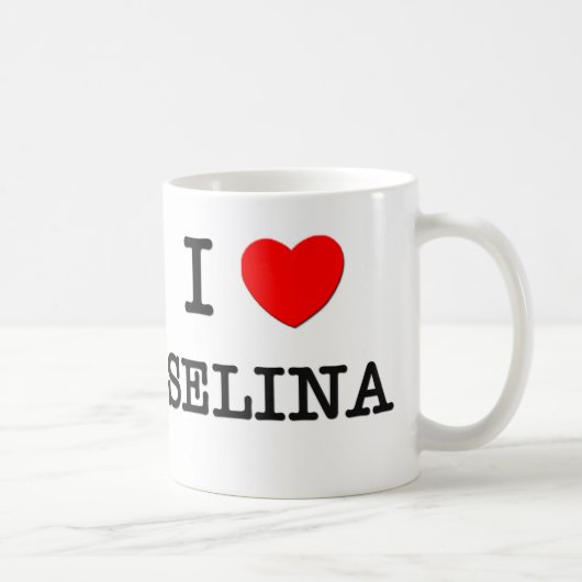Ik hou van Selina Koffiemok (Rechts)