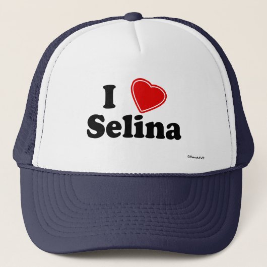 Ik hou van Selina Trucker Pet (Voorkant)
