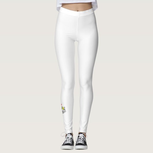 Ik hou van Senior Softbal Broek 3 Leggings (Voorkant)