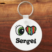 Ik hou van Sergei Sleutelhanger (Voorkant)