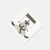 Ik hou van servetten van schapenpapier (Hoek)