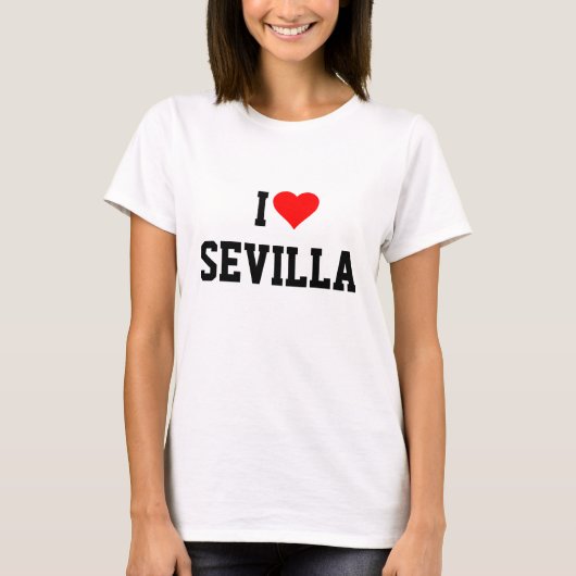 Ik hou van Sevilla T-shirt (Voorkant)