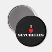 Ik hou van Seychellen Magneet (Voorkant / Achterkant)