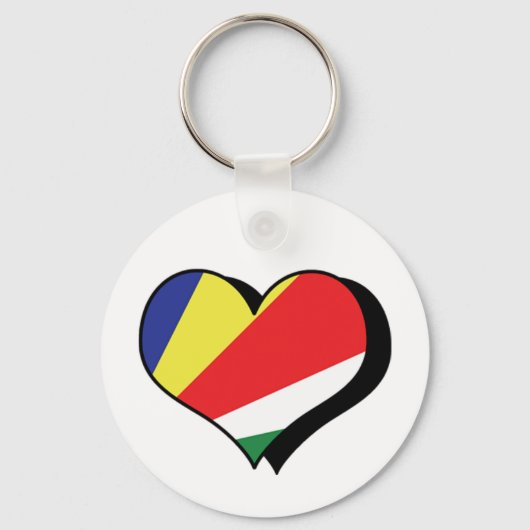 Ik hou van Seychellen Sleutelhanger (Voorkant)