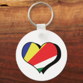Ik hou van Seychellen Sleutelhanger (Voorkant)