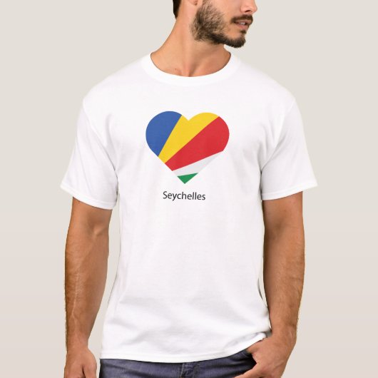 Ik hou van Seychellen T-shirt (Voorkant)