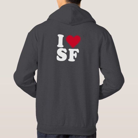 Ik hou van SF Hoodie (Achterkant)
