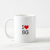 Ik hou van SG koffiemok (Links)